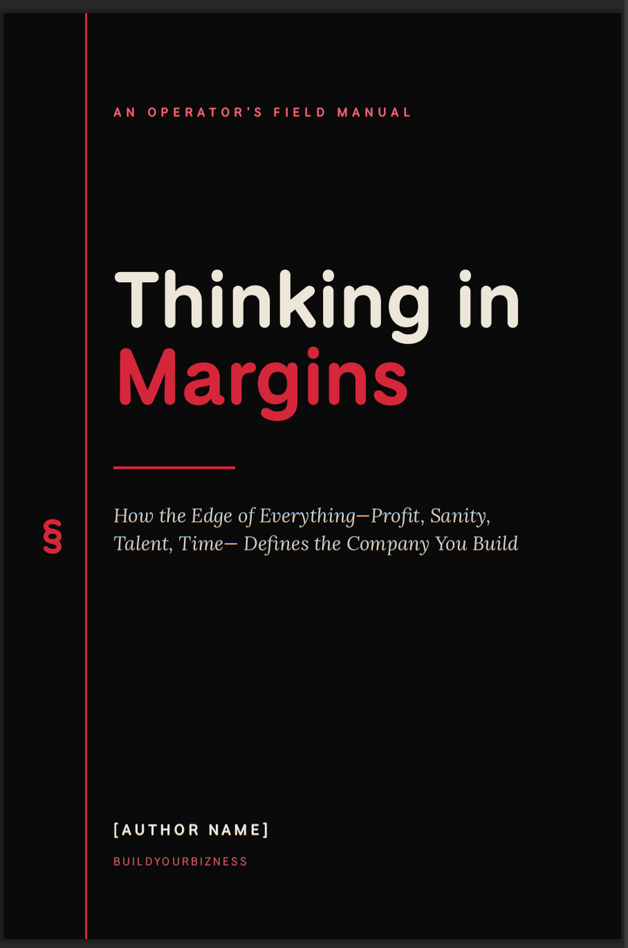 Thinking in margins